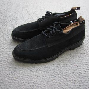 Billey Reid Boots Men Size 11.5 Black St. Moritz Chukka Leather Suede Made Italy